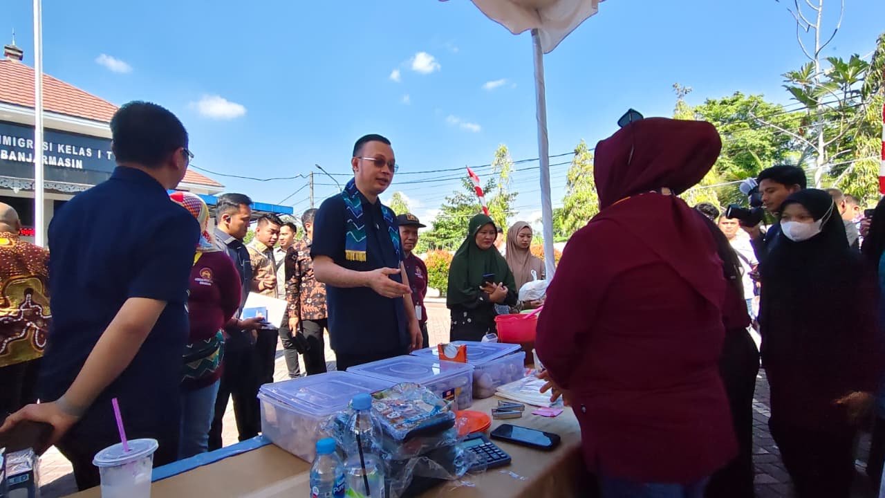 Dirjen Imigrasi Apresiasi Pasar Murah Kanim Banjarmasin, Dinilai Wujud Program Presiden