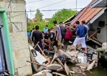 3 Rumah Roboh di Kertak Hanyar 1 Orang Meninggal Dunia, Ini Tanggapan Developer