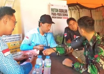 Antisipasi ISPA Akibat Karhutla, Dinkes Kalsel Siagakan Layanan Kesehatan Gratis di Posko BPBD