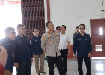 KPU dan Polres Balangan Perkuat Sinergi, Kapolres Cek Kesiapan Gudang Logistik Pemilu