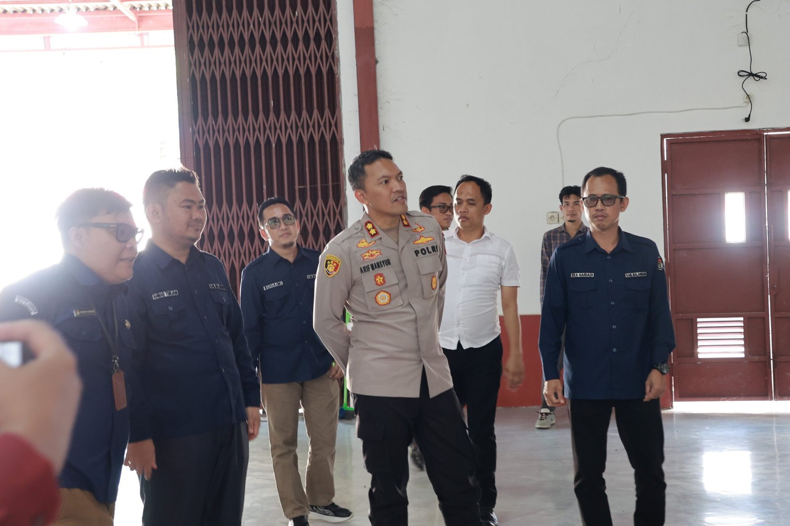 KPU dan Polres Balangan Perkuat Sinergi, Kapolres Cek Kesiapan Gudang Logistik Pemilu