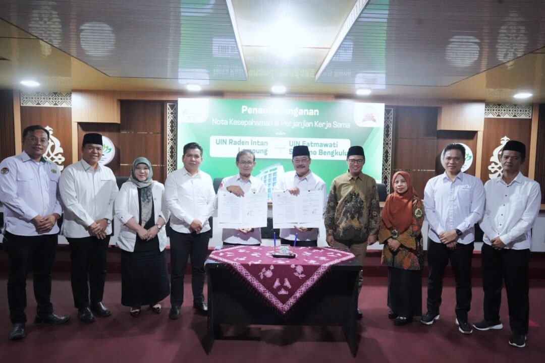 UIN Raden Intan Lampung dan UIN Fatmawati Sukarno Bengkulu Perkuat Kolaborasi, Sepakat Wujudkan MoU yang Produktif
