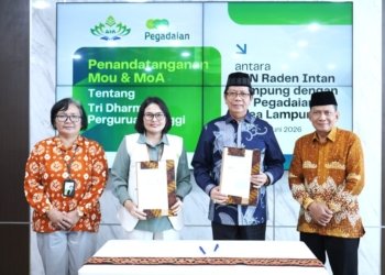 UIN Raden Intan Lampung Gandeng PT Pegadaian, Perluas Peluang Magang dan Perkuat Literasi Keuangan Mahasiswa