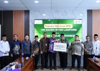 UIN Raden Intan Lampung Bentuk Mitra Nazhir BWI, Perkuat Dana Abadi Wakaf untuk Beasiswa dan Pengembangan Kampus