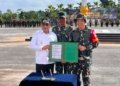 Tingkatkan Infrastruktur Desa Tanjung Lalak Selatan,Pemkab Kotabaru Resmi buka TMMD ke 129