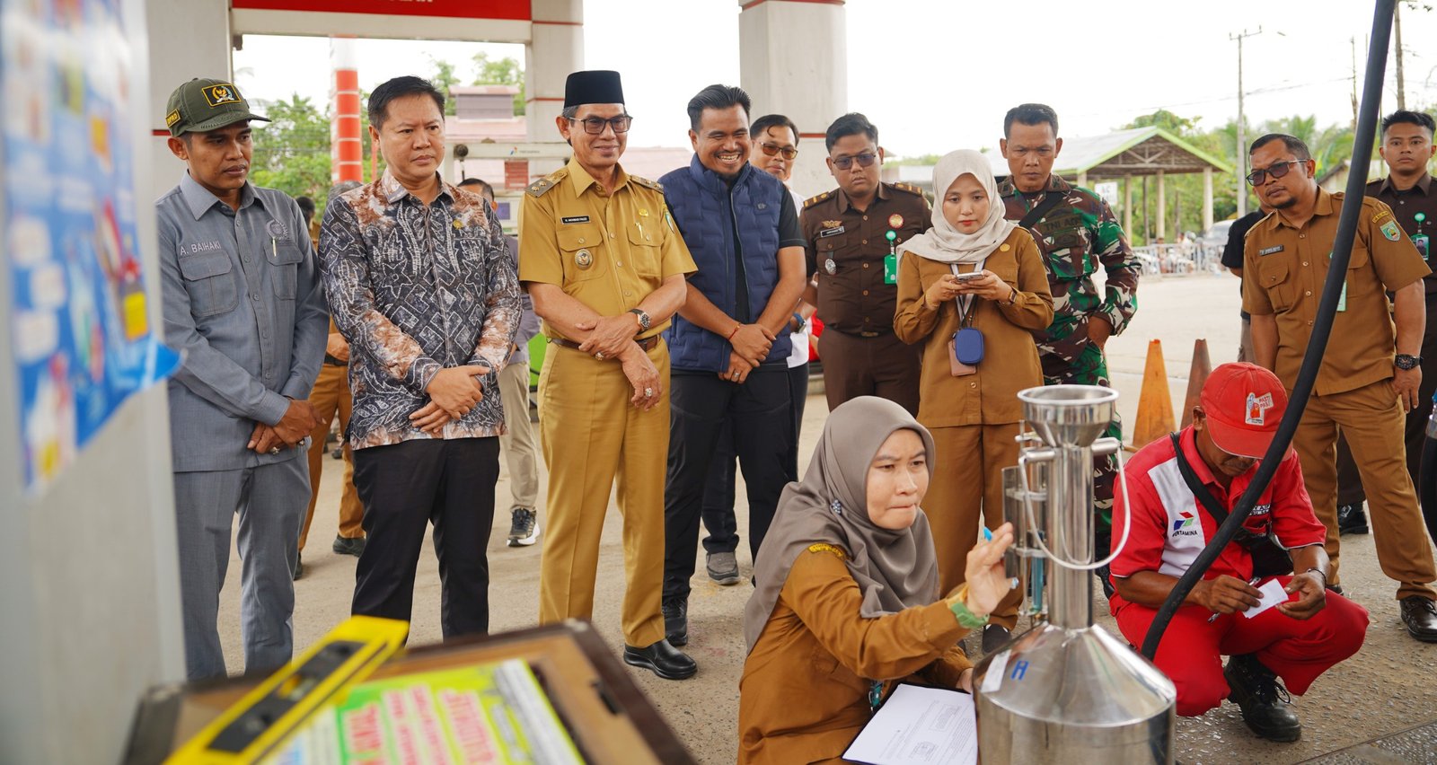 Pemkab Balangan Pastikan Takaran BBM di SPBU Akurat, Pengawasan Metrologi Dilakukan Secara Berkala