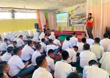 BPBD Balangan Tanamkan Budaya Sadar Bencana Sejak MPLS, Siswa Baru Dibekali Pengetahuan Mitigasi