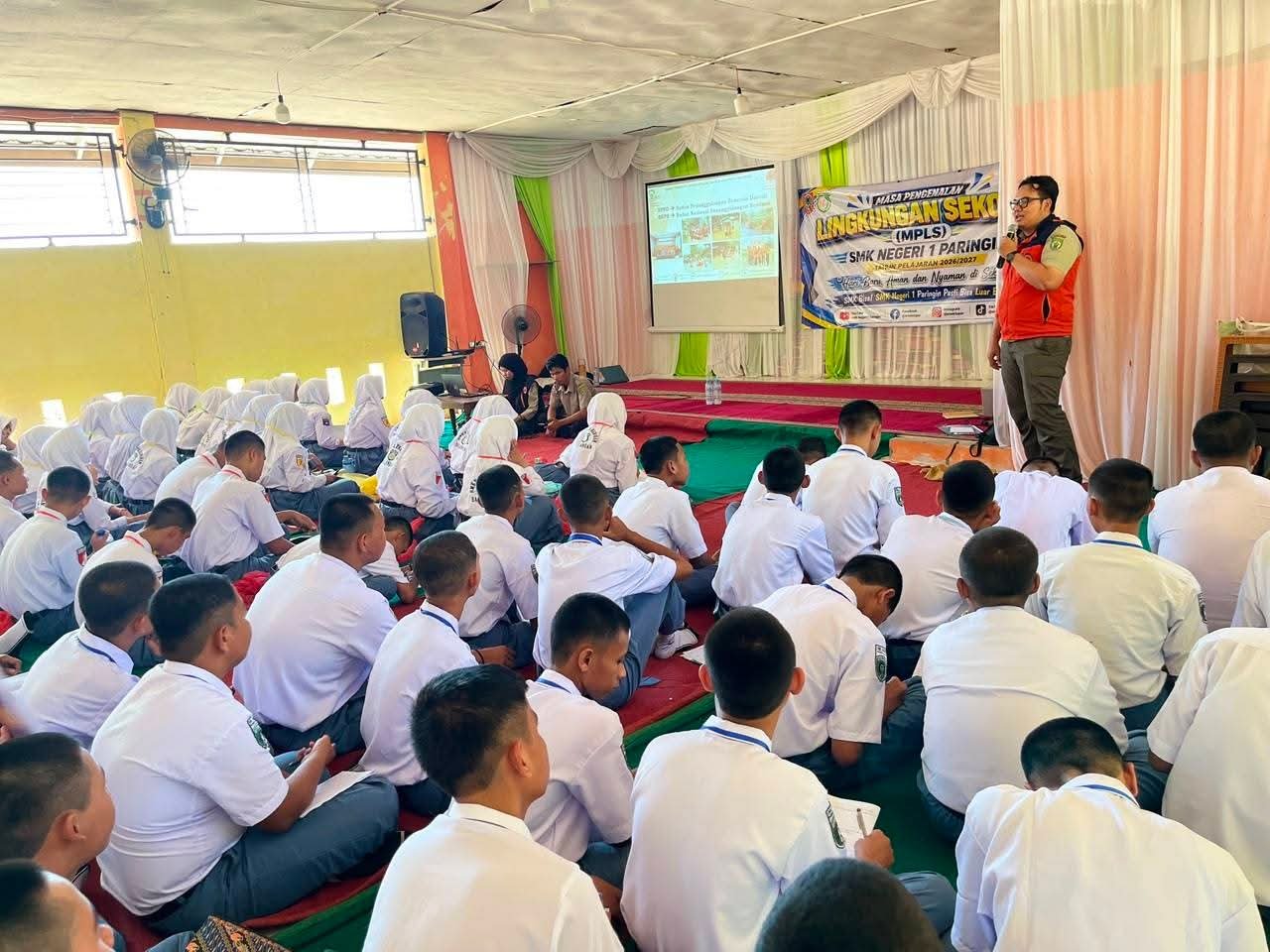 BPBD Balangan Tanamkan Budaya Sadar Bencana Sejak MPLS, Siswa Baru Dibekali Pengetahuan Mitigasi