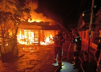 Kebakaran Hebat di Gambut Banjar, Tujuh Rumah Terbakar, 19 Jiwa Terdampak