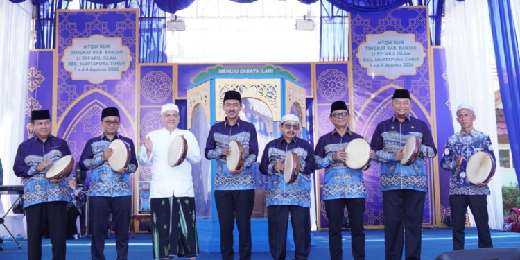MTQ XLIX Kabupaten Banjar Resmi Dibuka, 725 Kafilah Siap Berlomba, Syiar Islam dan Ekonomi Kerakyatan Berjalan Beriringan