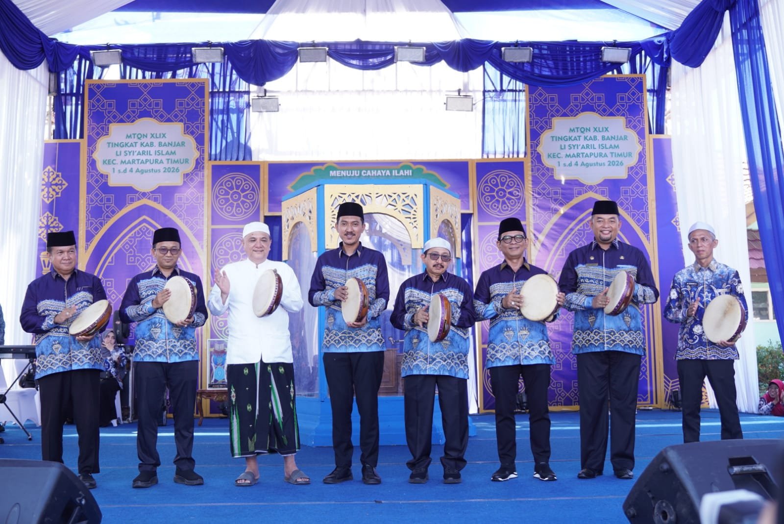 MTQ XLIX Kabupaten Banjar Resmi Dibuka, 725 Kafilah Siap Berlomba, Syiar Islam dan Ekonomi Kerakyatan Berjalan Beriringan