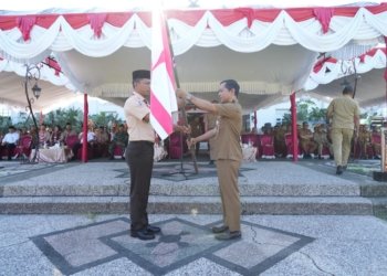 Sekda Balangan Lepas Kontingen Pramuka ke Jamnas XII, Berpesan Jaga Nama Baik Daerah dan Banggakan Kalsel