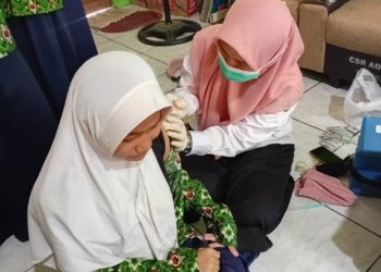 Cegah Kanker Serviks Sejak Dini, Puskesmas Juai Berikan Vaksin HPV kepada Siswi MTs Al Barkah Buntu Karau