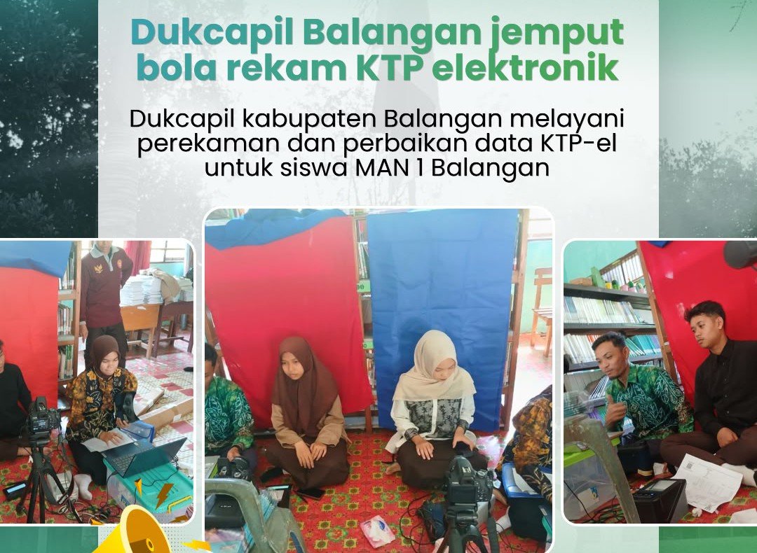 Disdukcapil Balangan Lanjutkan Inovasi “Sweet Seventeen”, Jemput Bola Perekaman KTP-el di Sekolah
