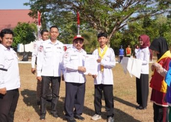 PMI Banjar Cetak Relawan Muda Tangguh, 125 Pelajar Ikuti Latihan Gabungan PMR Zona 1