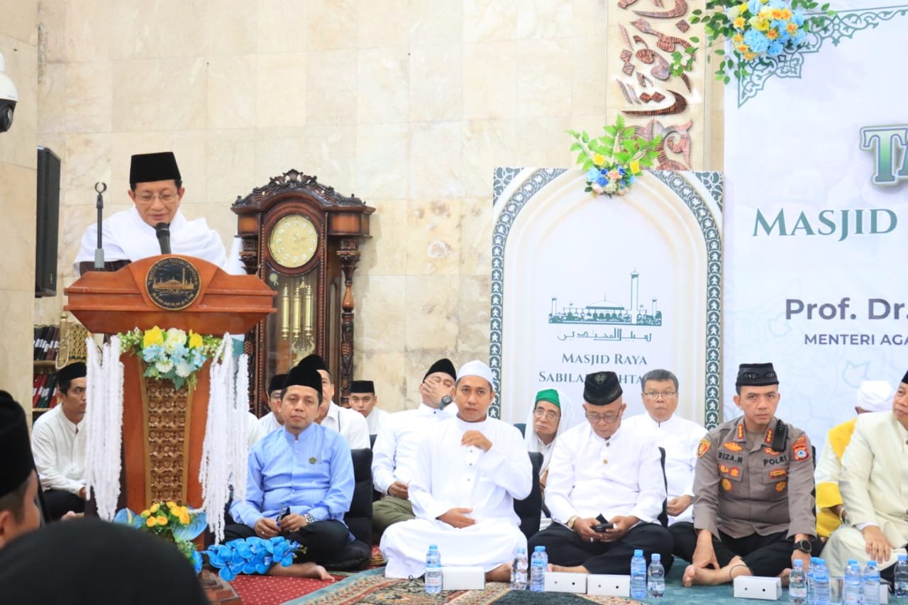 Riza Muttaqin Pimpin Langsung Pengamanan Nasaruddin Umar di Banjarmasin