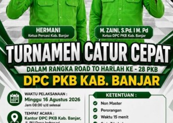 Road to Harlah ke-28 PKB, DPC PKB Banjar Gelar Turnamen Catur Cepat Berhadiah