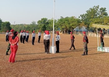 Jelang HUT ke-81 RI, 22 Paskibraka Kecamatan Juai Digembleng, Siapkan Formasi 81