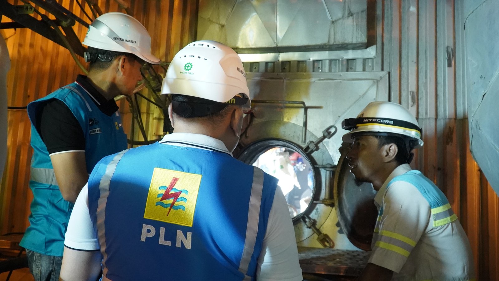 Pastikan Pemulihan Berjalan Sesuai Timeline, GM PLN UID Kalselteng Inspeksi PLTU TPI Unit 1 Tabalong