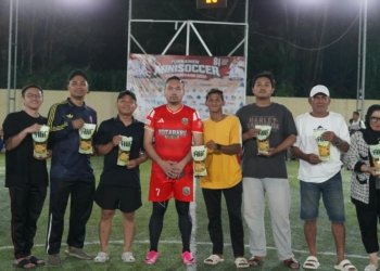 Turnamen Minisoccer HUT RI ke-81 di Kotabaru Pererat Silaturahmi Antarinstansi