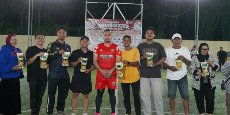 Turnamen Minisoccer HUT RI ke-81 di Kotabaru Pererat Silaturahmi Antarinstansi