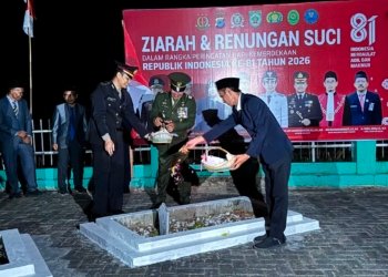 Di Tengah Hening Malam, Balangan Kenang Jasa Pahlawan Jelang HUT ke-81 RI
