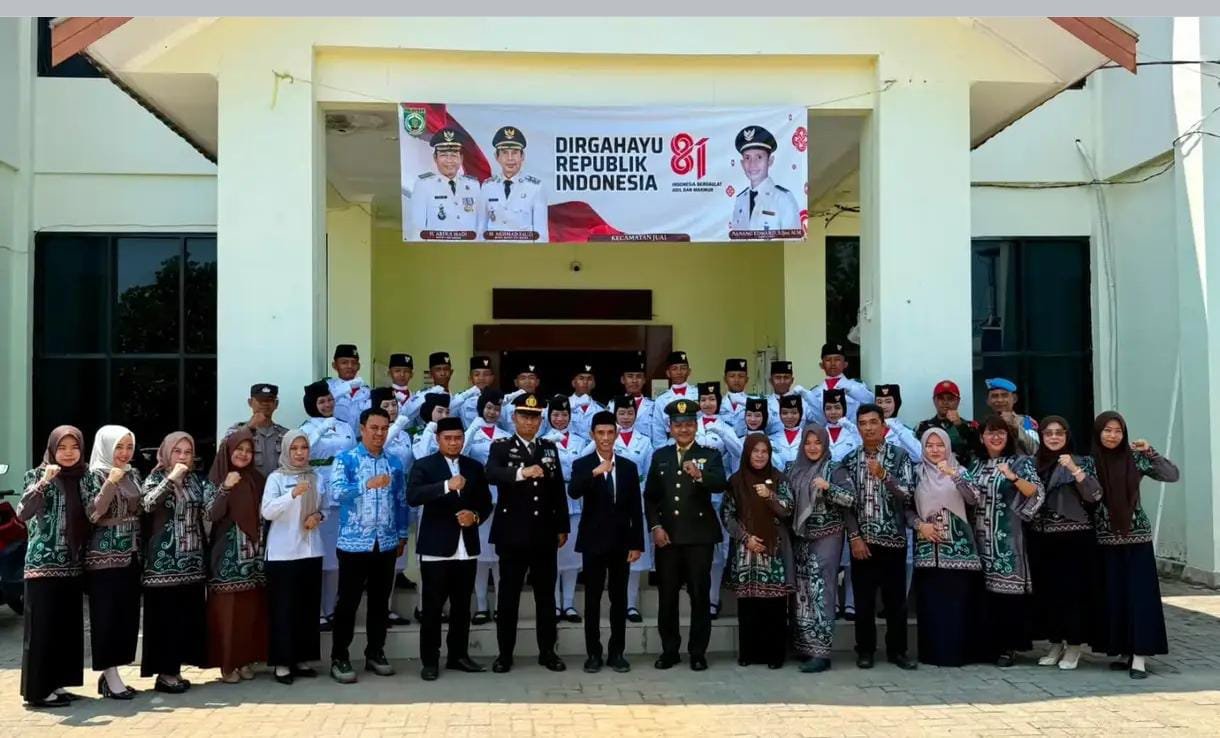 21 Calon Paskibra Juai Dikukuhkan, Siap Kibarkan Merah Putih di HUT ke-81 RI