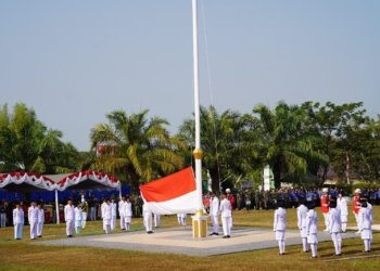 39 Paskibraka Balangan Sukses Kibarkan Sang Merah Putih dengan Formasi “Balangan Baharat”