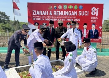 Ziarah Makam Pahlawan, Pemerintah Kecamatan Juai dan Halong Kenang Jasa Pejuang Kemerdekaan