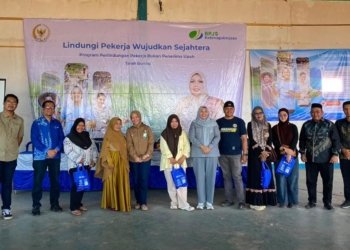 Anggota DPR RI, Hj. Mariana Ajak Pekerja Informal di Satui Miliki Perlindungan BPJS Ketenagakerjaan Mulai Rp16.800 per Bulan