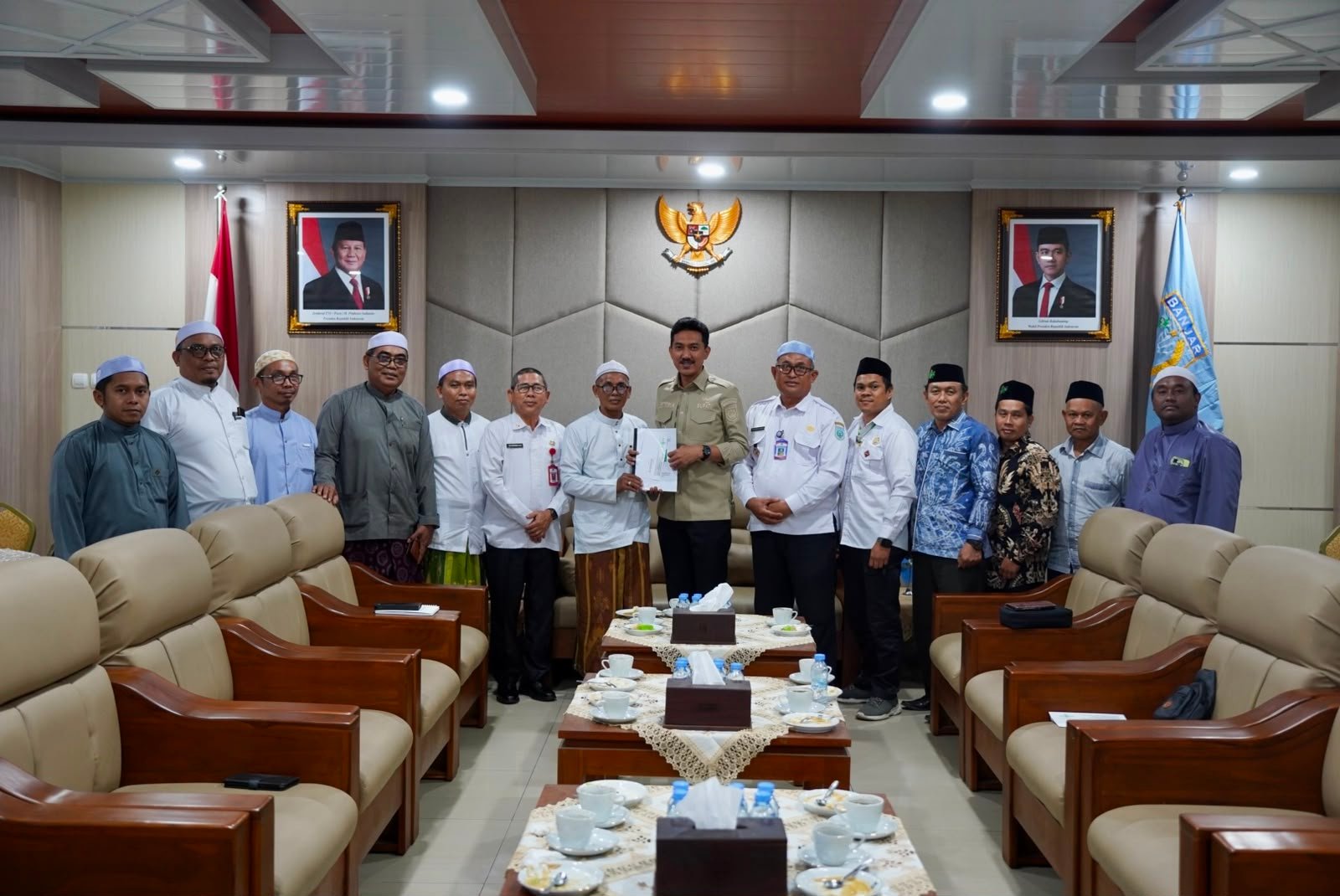 MWCNU Beruntung Baru Audiensi dengan Bupati Banjar, Siapkan Istighosah dan Pelantikan Ranting NU