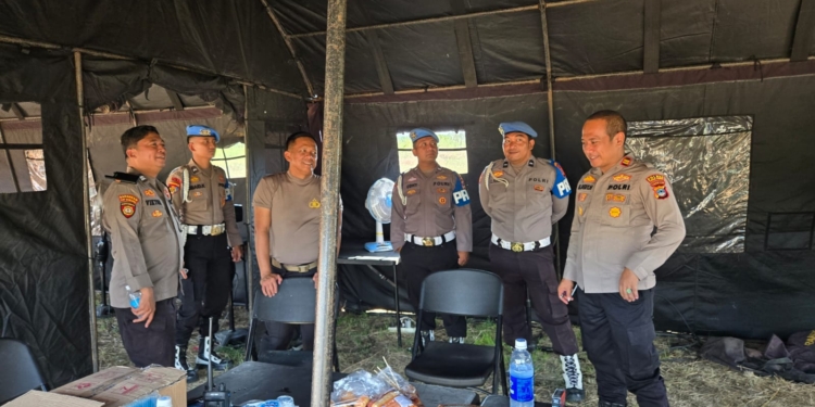 Antisipasi Karhutla, Kapolres Tanah Bumbu Cek Kesiapan Personel dan Sarpras di Posko Penanggulangan