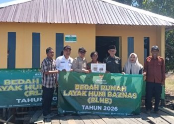 BAZNAS Banjar Resmikan Rumah Layak Huni Milik Saidi, Hadirkan Kepedulian untuk Lansia di Sungai Batang Ilir