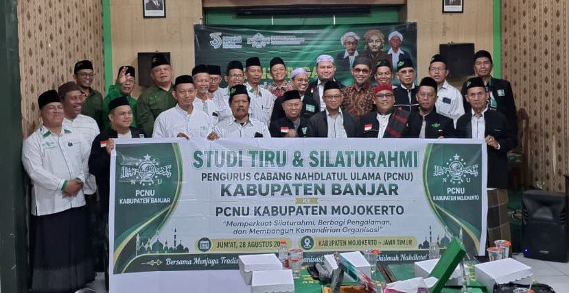 PCNU Kabupaten Banjar Studi Tiru ke Mojokerto, Dalami Penguatan Struktur dan Kemandirian Organisasi