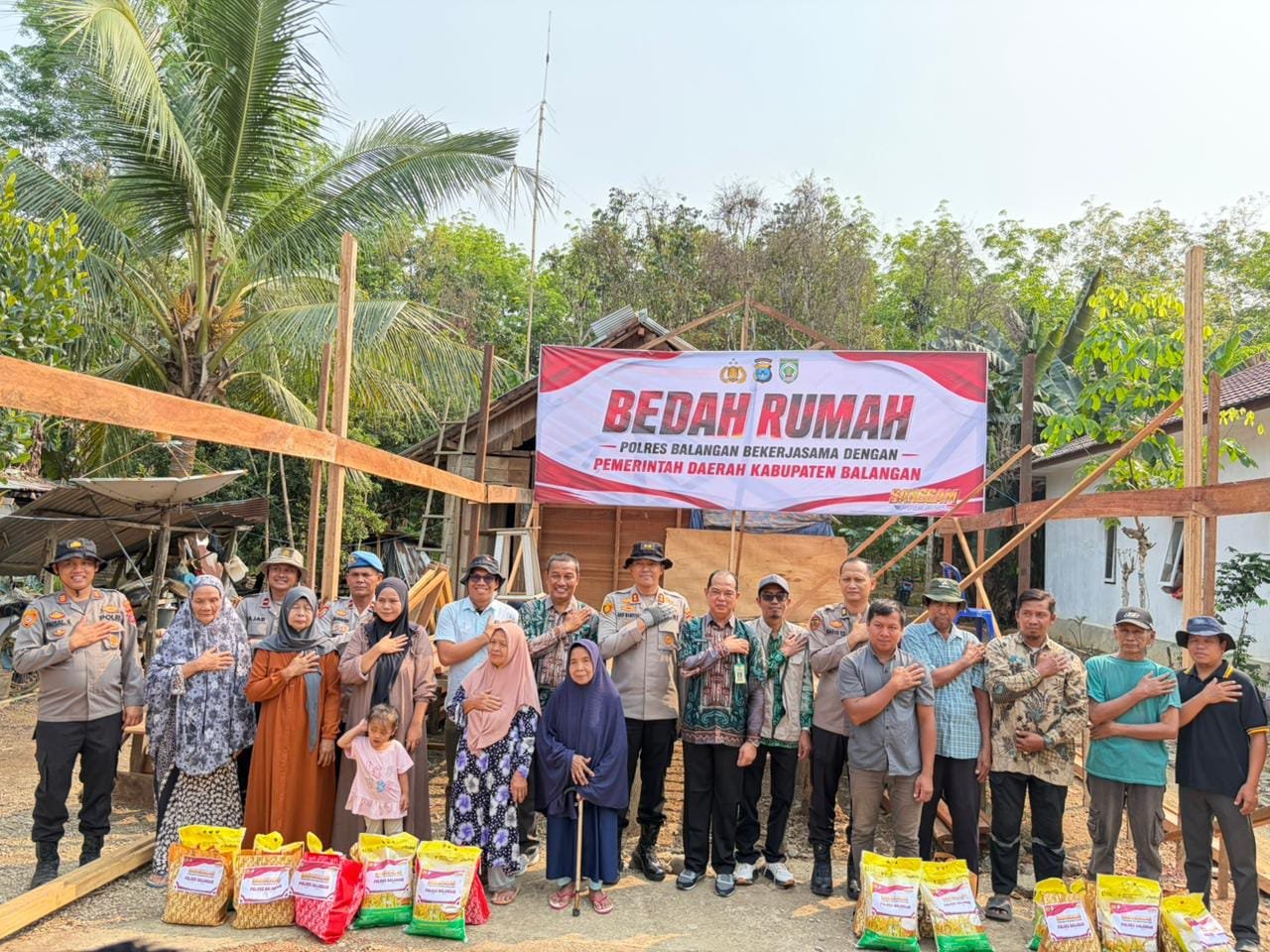 Polres Balangan Bedah 300 Rumah, Kolaborasi dengan Pemkab Wujudkan Hunian Layak bagi Warga