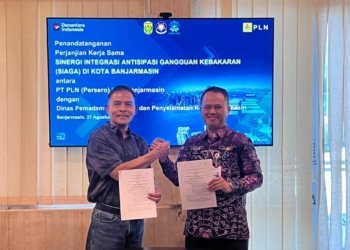 Perkuat Kesiapsiagaan Kebakaran, PLN dan Damkar Banjarmasin Jalin Kerja Sama melalui Program Siaga