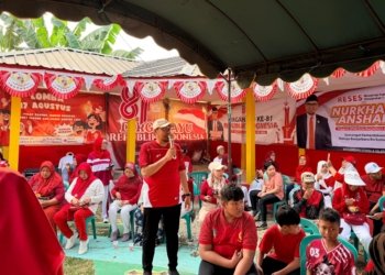 Reses Terakhir Nurkhalis Dikemas Berbeda, Warga Loktabat Selatan Diajak Sehat dan Rayakan Kemerdekaan