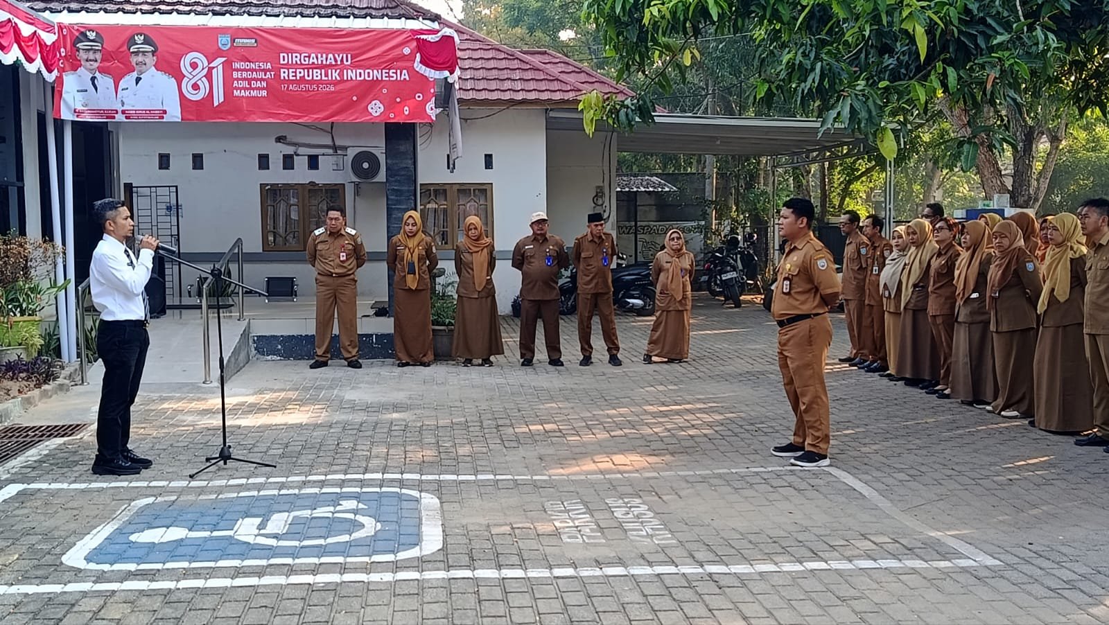 Apel Pagi Distan Banjar Jadi Momentum Perkuat Disiplin dan Waspada Dampak Kemarau