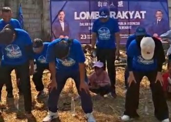 Meriahkan HUT RI dan Milad Partai, DPC Demokrat Banjarbaru Gelar Pesta Rakyat Bersama Warga
