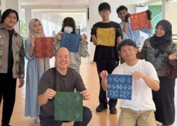 Go International! SBK Sasirangan Banjarbaru Bawa Kain Khas Banjar Dikenal Generasi Muda Jepang dan Australia
