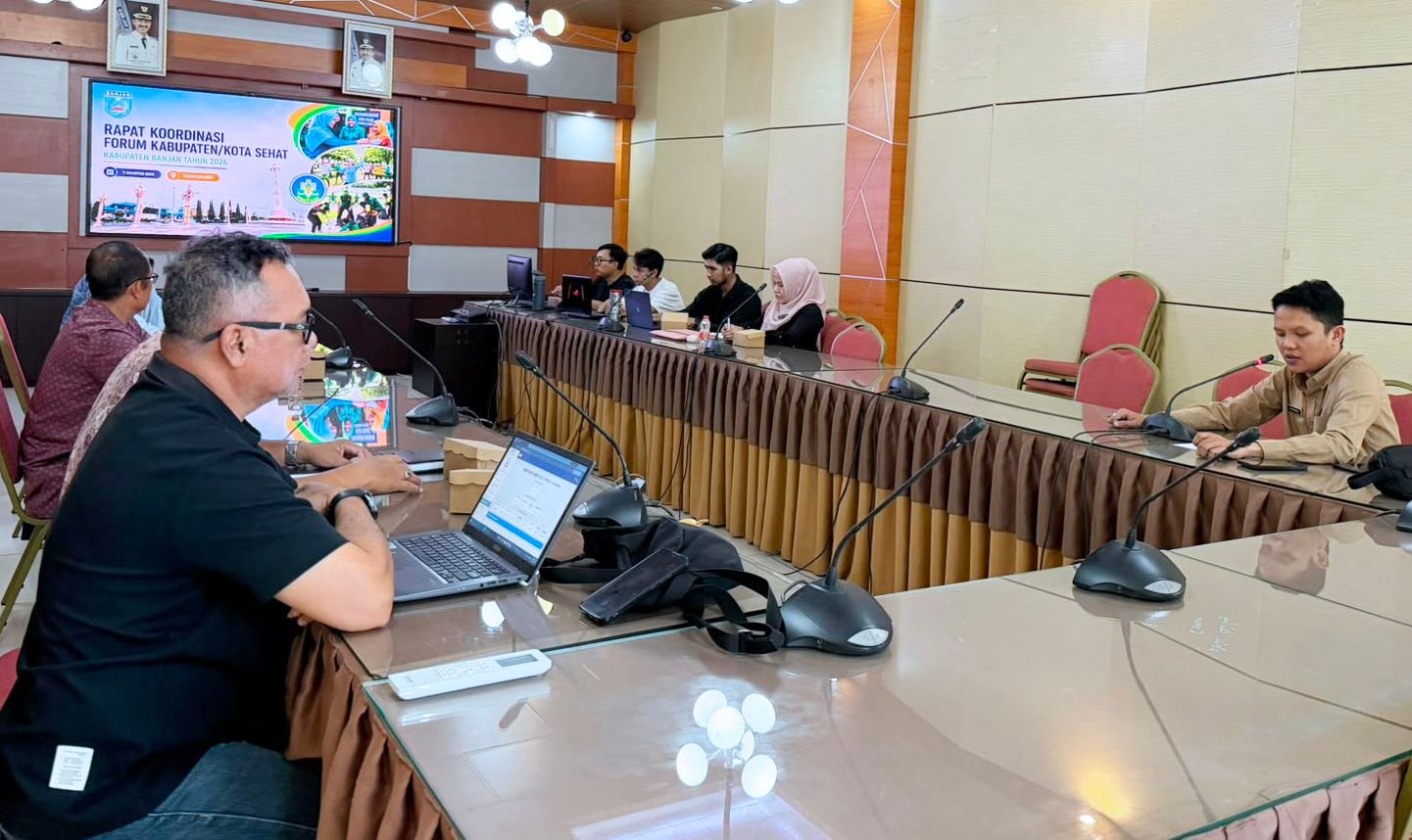 Perkuat Kabupaten Sehat, Pemkab Banjar Benahi Data dan Kelembagaan di Sembilan Tatanan KKS