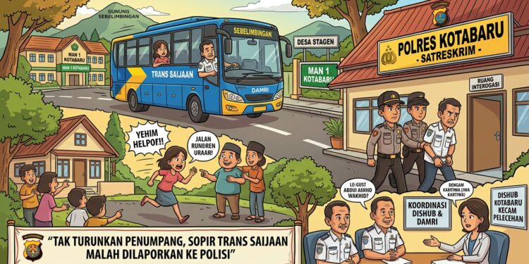 Tak Mau Turunkan Penumpang, Sopir Trans Saijaan Dilaporkan ke Polisi