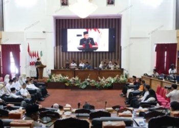 DPRD Tanah Bumbu Gelar Paripurna Jawaban Bupati Atas Pemadangan Umum Fraksi Terkait RAPBD Perubahan 2026