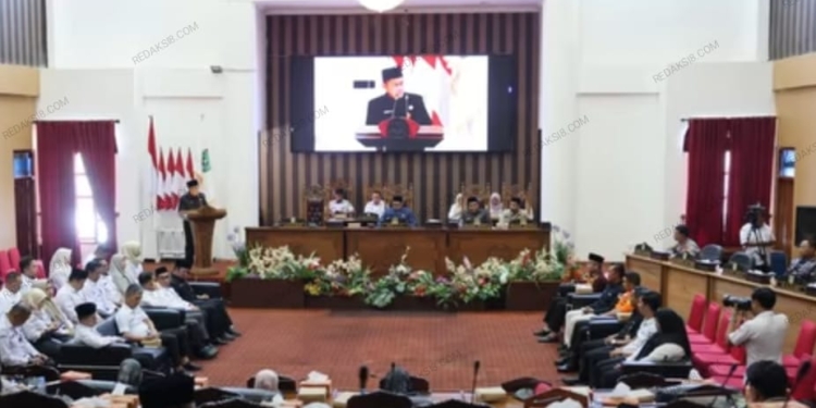 DPRD Tanah Bumbu Gelar Paripurna Jawaban Bupati Atas Pemadangan Umum Fraksi Terkait RAPBD Perubahan 2026