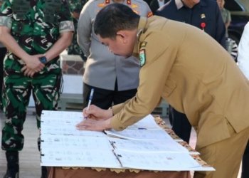 Bupati Tanah Bumbu Teken Kesepakatan Percepatan Penanganan Jembatan Non-Nasional di Kalsel