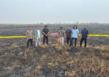 Dua Lokasi Karhutla di Balangan Dipasang Garis Polisi, Penyebab Kebakaran Mulai Diselidiki