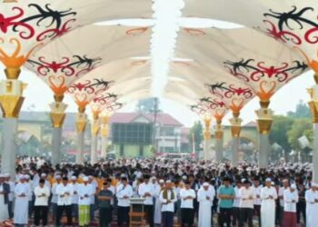 Anggota DPRD Kapuas Ikuti Shalat Istisqa