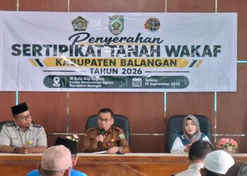 89 Sertifikat Tanah Wakaf Diserahkan, Kemenag Balangan Dorong Seluruh Aset Umat Segera Bersertifikat