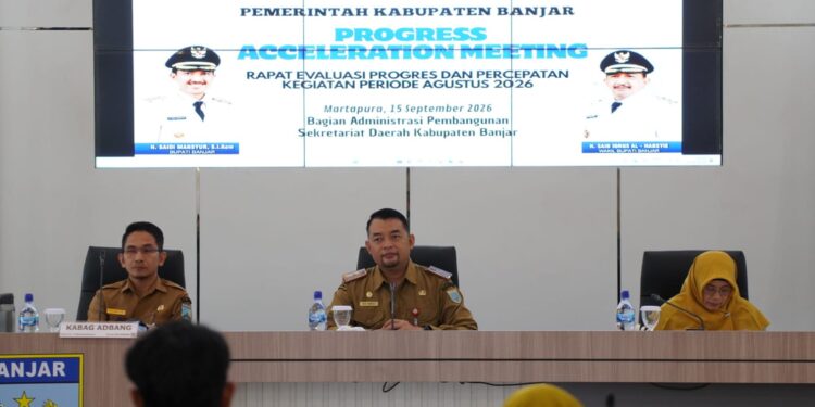 Realisasi APBD Banjar Baru 60,79 Persen, Sekda Minta OPD Percepat Serapan Anggaran