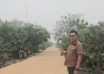 Legislator Kapuas ini Apresiasi Program Jalan Rabat Beton di Desa Talekong Punei